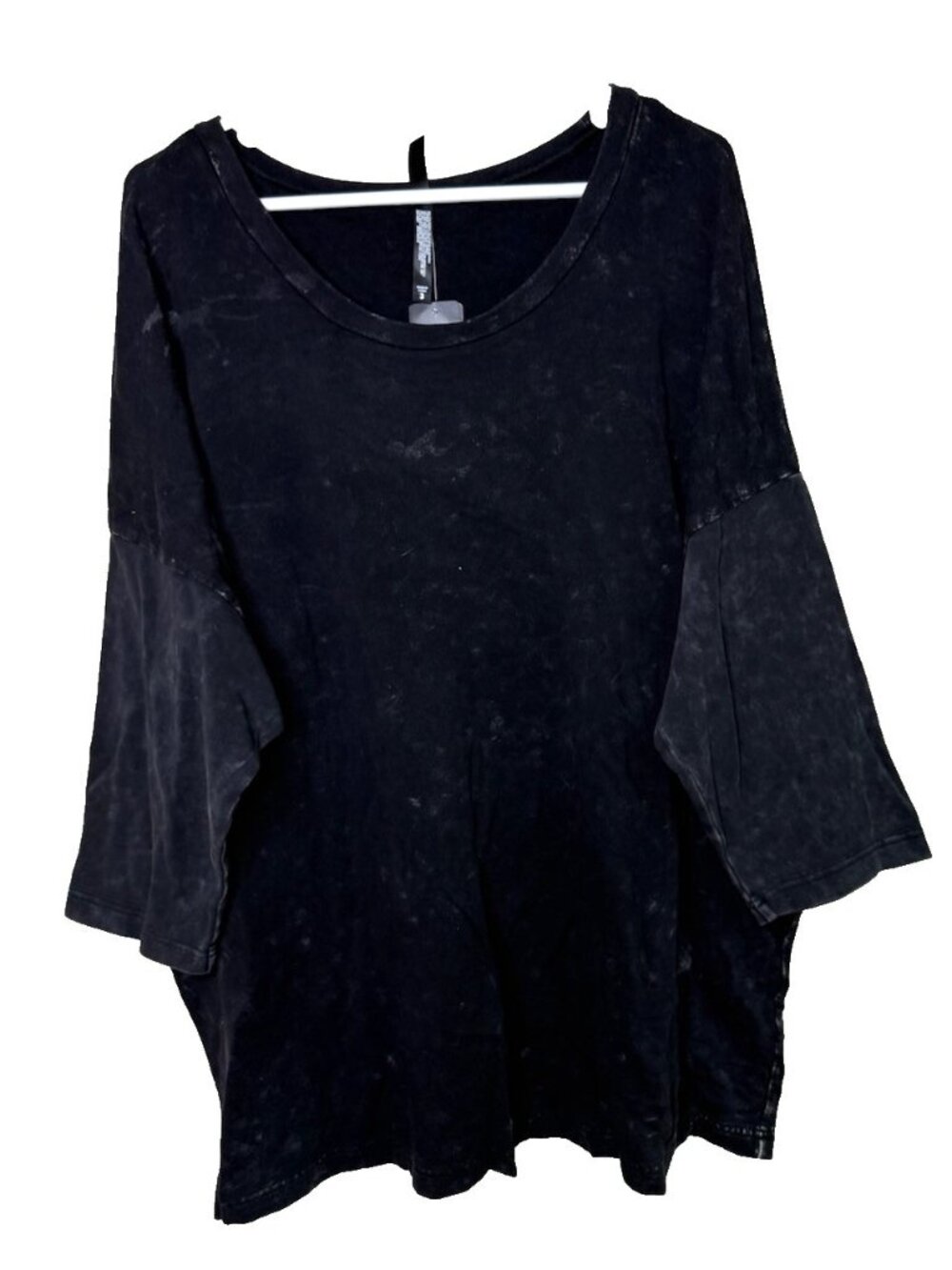 New Torrid Shirt Tee Black Wash Dolman Baggy
